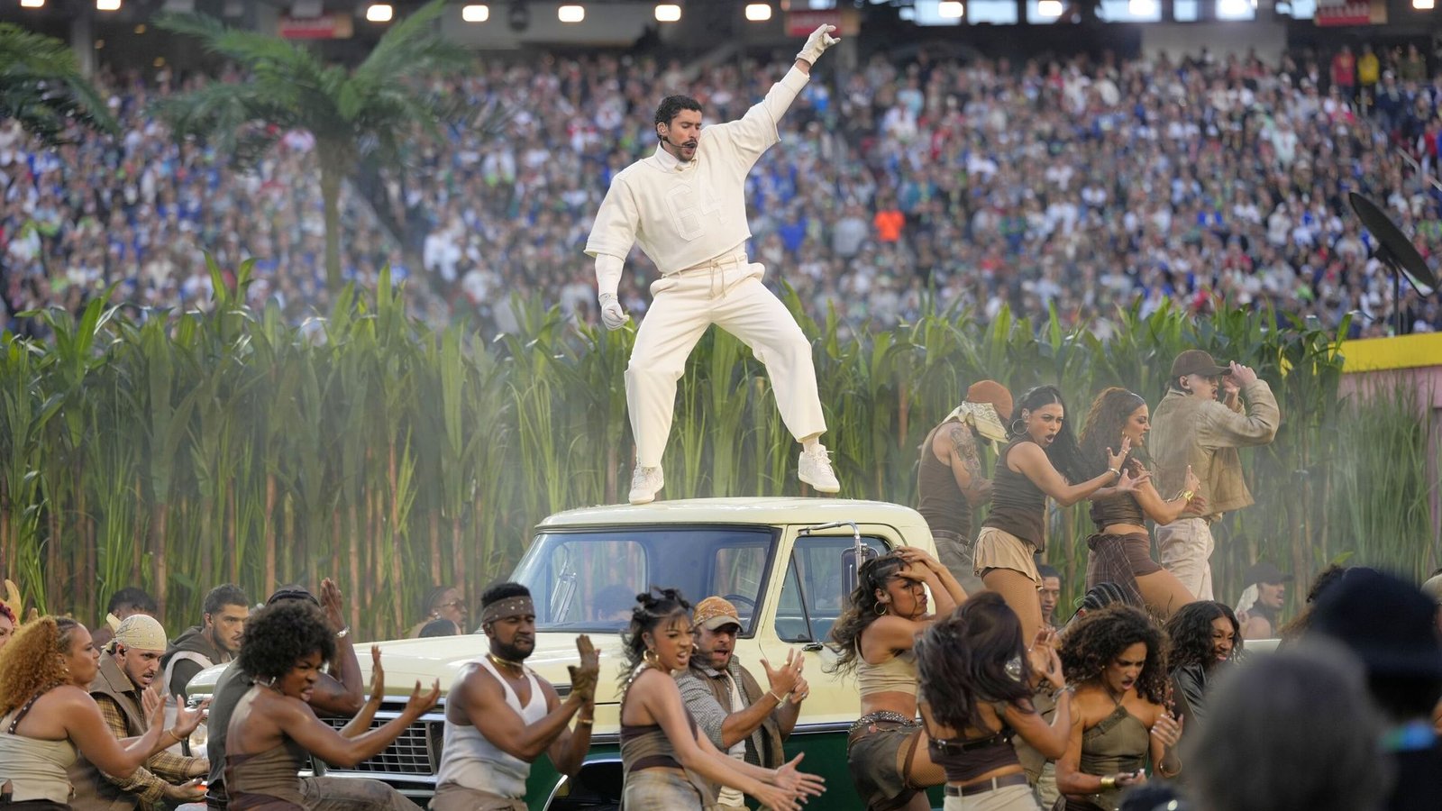 Trump blasts ‘worst ever’ Super Bowl show – as rapper Bad Bunny makes history