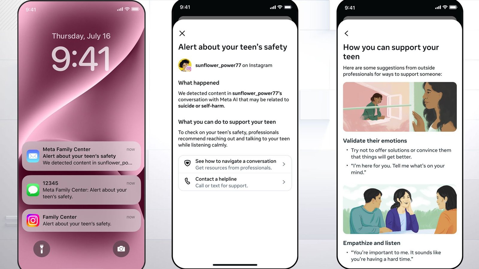 Instagram to alert parents if teens ask AI chatbot about suicide or self-harm