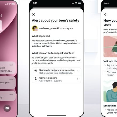 Instagram to alert parents if teens ask AI chatbot about suicide or self-harm