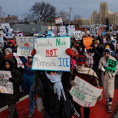 Thousands march against Renee Good’s killing in Minneapolis as hundreds of US protests planned